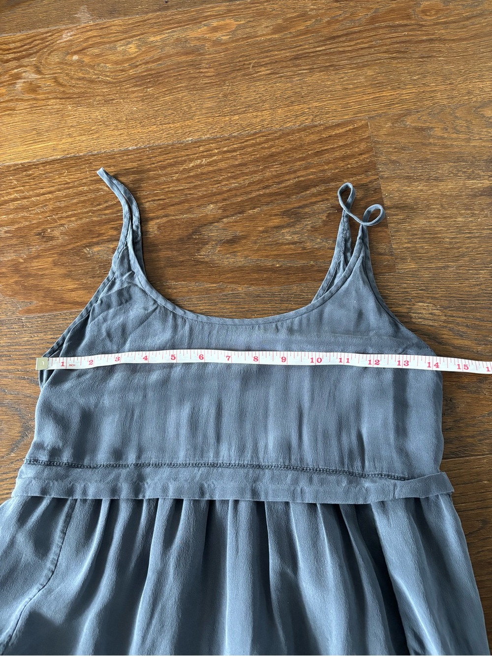 Aritzia Wilfred Bisous Silk Charcoal Midi Slip Dress - Picture 8 of 10